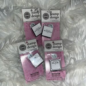 Lot Of 4 Stamps Three Designing Women From The Kitchen Of From The Wine Cellar